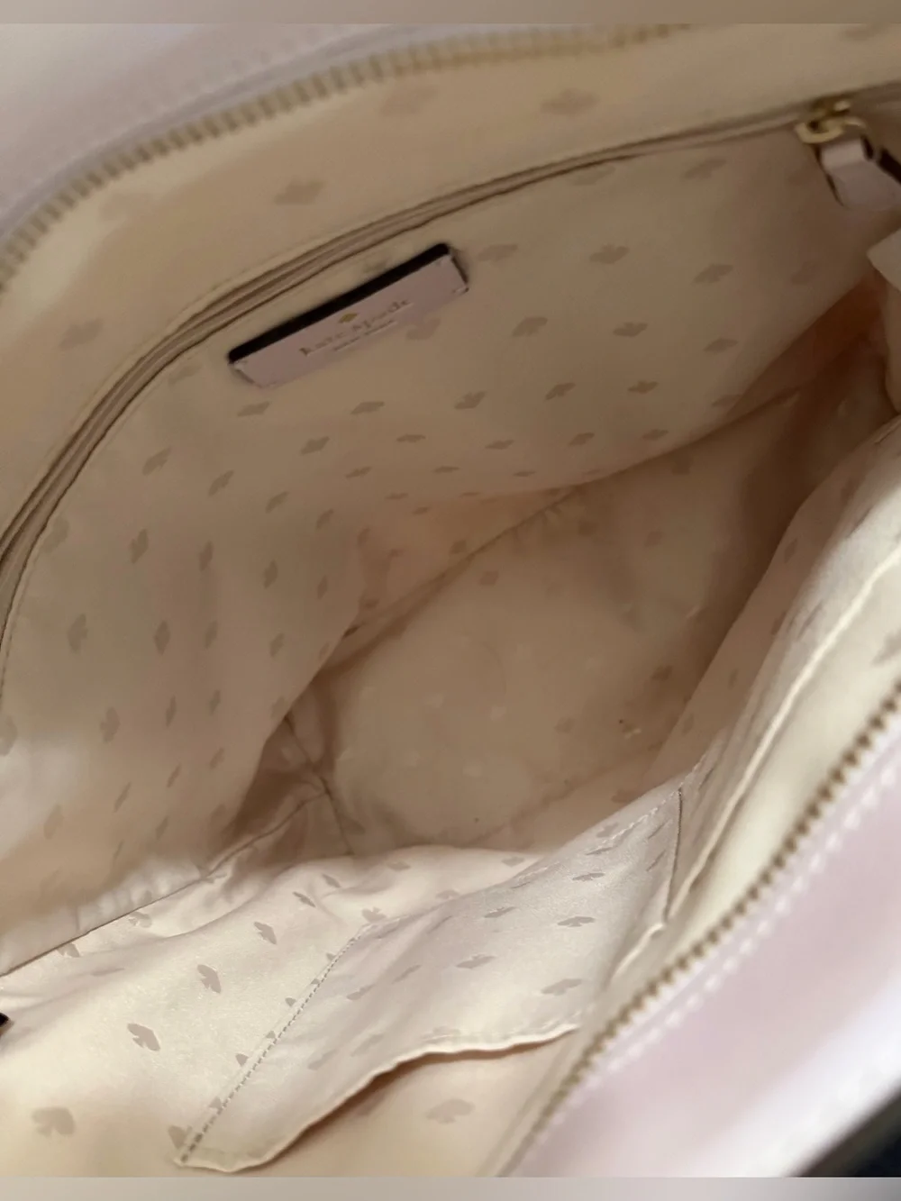 Kate Spade Daily Tote Bag Light Pink Saffiano Leather Large Front Slip Pocket